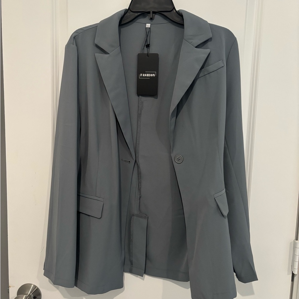 NEW Powder Blue Blazer Jacket